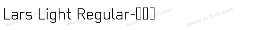 Lars Light Regular字体转换 Lars Light Regular字体转换
